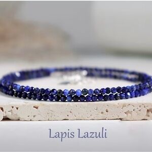 Lapis Lazuli Beaded Choker
